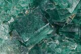 Green Fluorescent Cubic Fluorite Crystals - Madagascar #360470-2